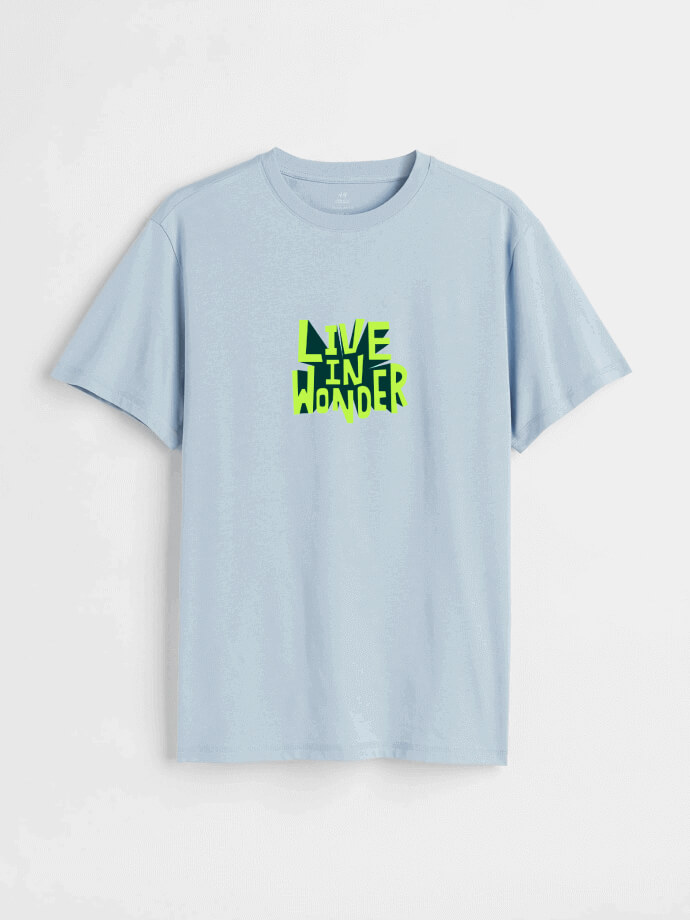 Fit Round-neck T-shirt - Image 4